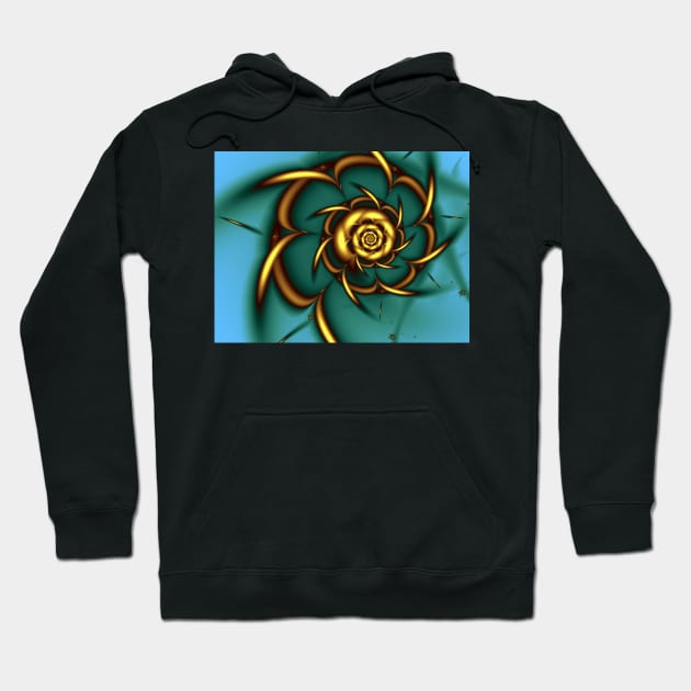 Golden spiral pattern Hoodie by pinkal